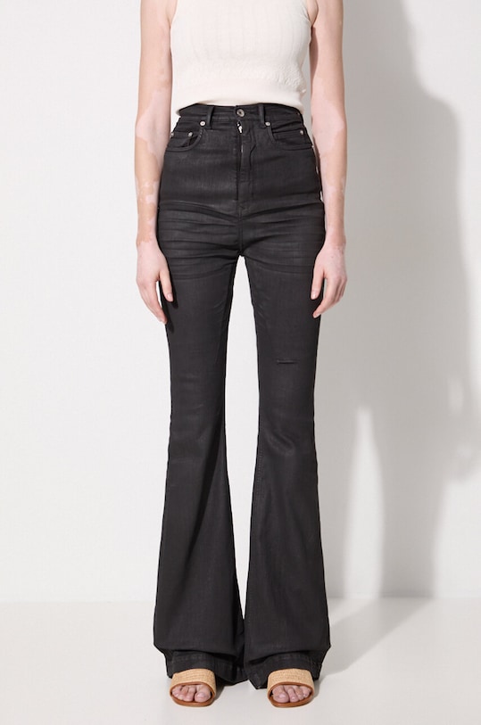 Rick Owens jeans Bolan Bootcut black DS02D2311.SBW