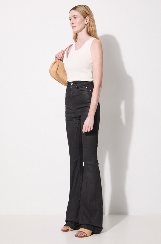 Rick Owens jeans Bolan Bootcut DS02D2311.SBW black AW24