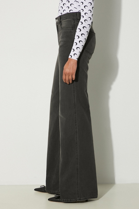 Coperni jeans Wide Leg Denim Pants gray COPP95F2004