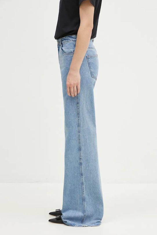 Τζιν παντελόνι Coperni Wide Leg Denim Pants COPP95F2008 μπλε AW24