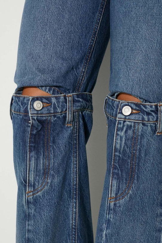 Τζιν παντελόνι Coperni Open Knee Jeans COPP55252 μπλε