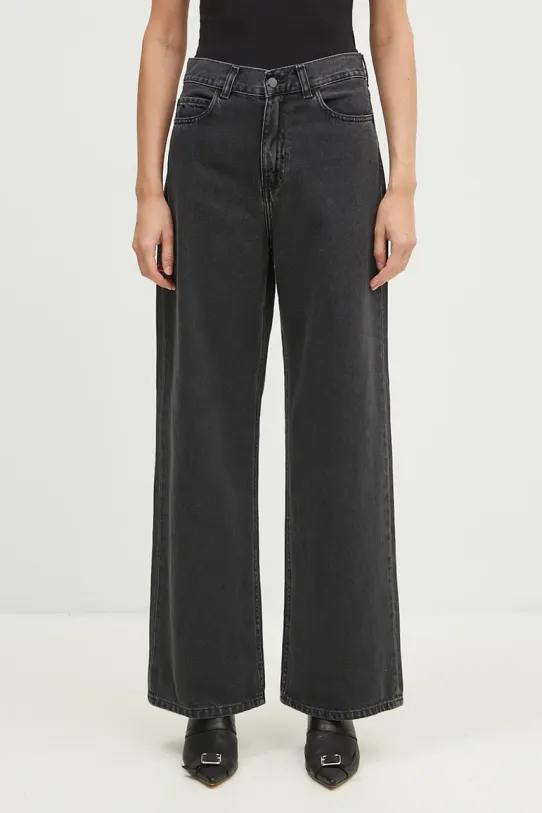 Carhartt WIP jeansi Jane Pant high negru I030497.8960