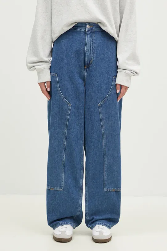 Rifle Carhartt WIP Brandon Double Knee Pant modrá I034229.0106