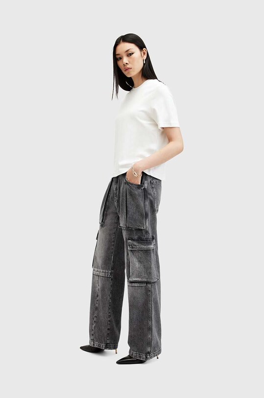 Rifle AllSaints ECHO CARGO Planet friendly sivá W004EB