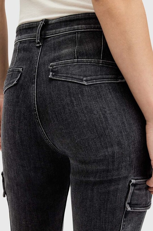 AllSaints jeansy DURAN czarny W014EB