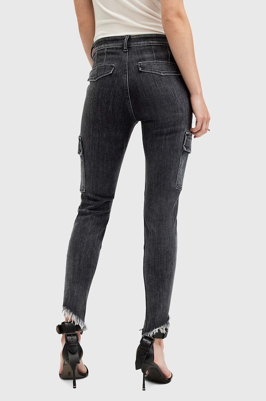AllSaints jeansy DURAN W014EB czarny