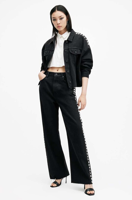AllSaints jeansi BLAKE Planet friendly negru W017EB