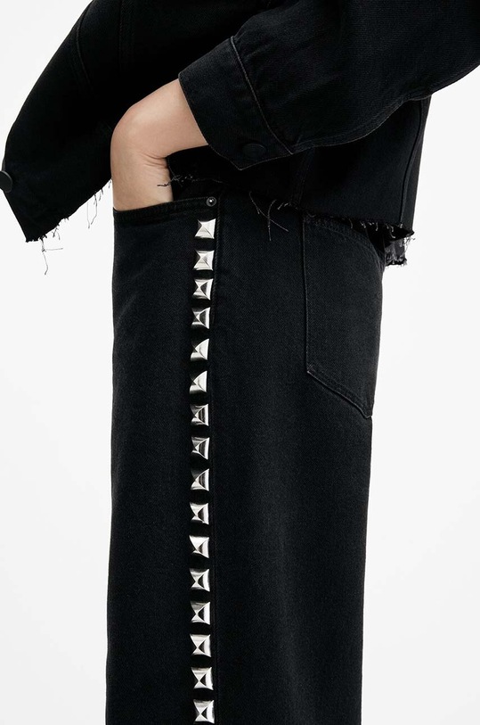 Rifle AllSaints BLAKE čierna W017EB