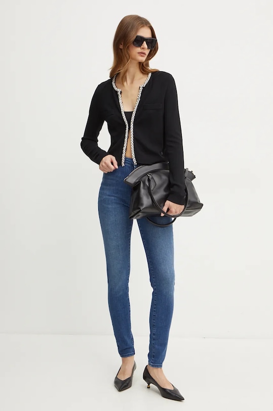 Karl Lagerfeld jeansy 246W1107 niebieski AW24