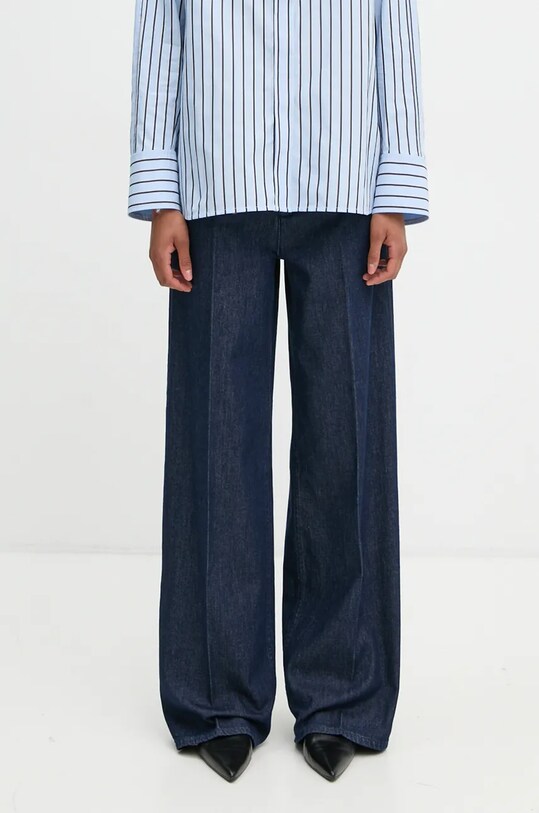 Theory jeansy Planet friendly granatowy O0504225