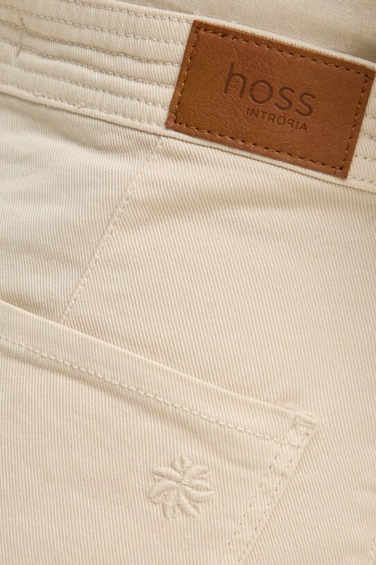 Hoss Intropia jeansy 8028227 beżowy