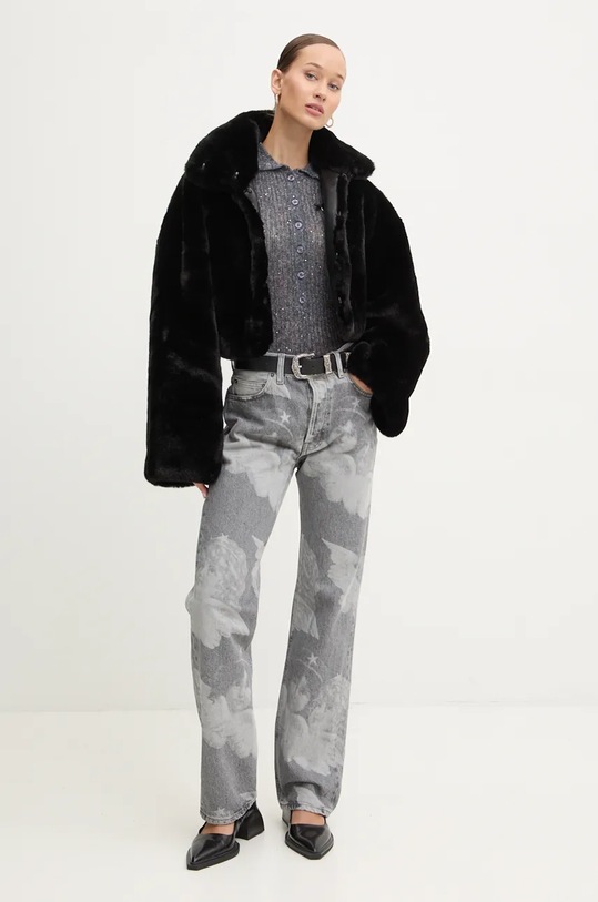 Traperice Fiorucci U01FMDJE075DN03DN07 siva AW24