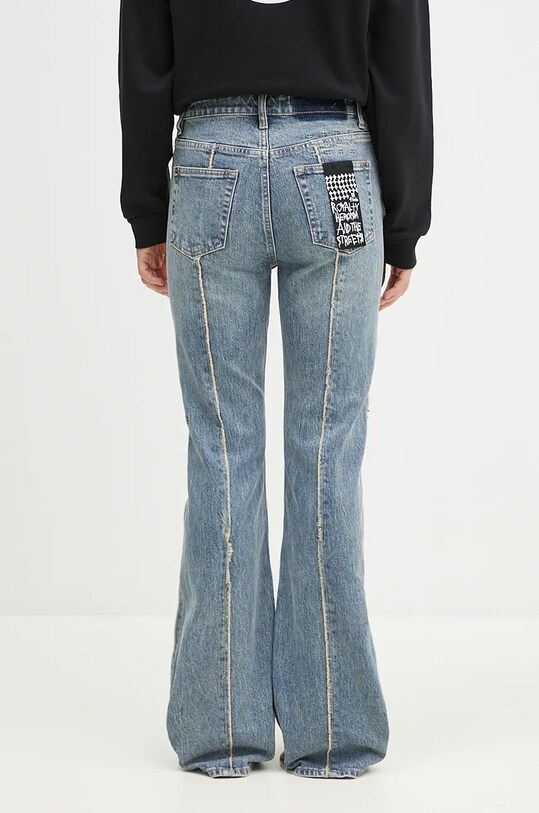 Odzież KSUBI jeansy Soho Frayed WPF24DJ017 niebieski