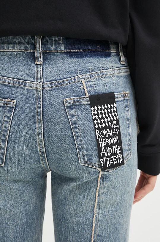 KSUBI jeansy Soho Frayed niebieski WPF24DJ017