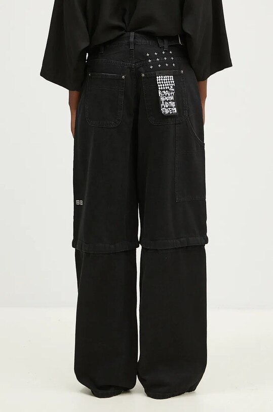 Îmbrăcăminte KSUBI jeans Low Rider Carpenter WFA24DJ010 negru