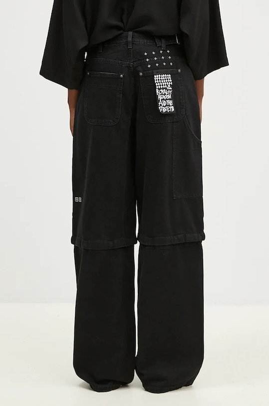 Îmbrăcăminte KSUBI jeans Low Rider Carpenter WFA24DJ010 negru