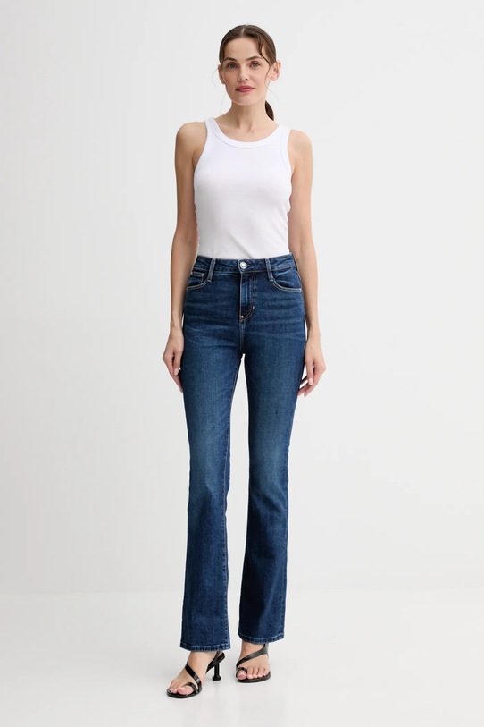 Guess jeansy z domieszką wełny W4BA0L.D5GN3 niebieski AW24