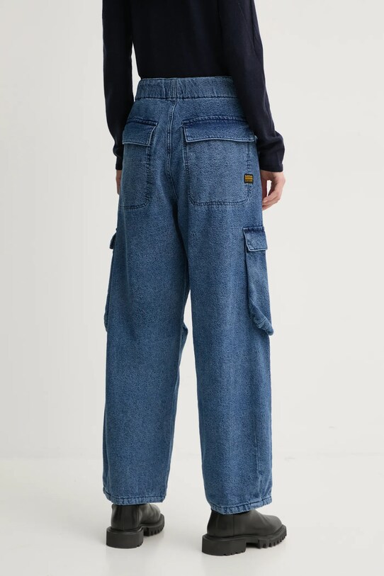 Îmbrăcăminte G-Star pantaloni de bumbac D25321.D759 albastru