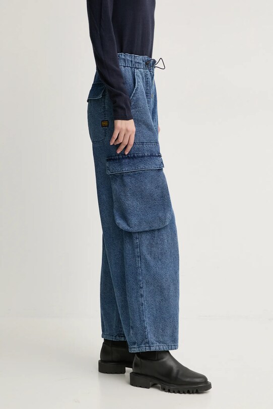 G-Star pantaloni de bumbac albastru D25321.D759