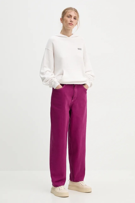 Džíny American Vintage NYO11BH24 růžová AW24