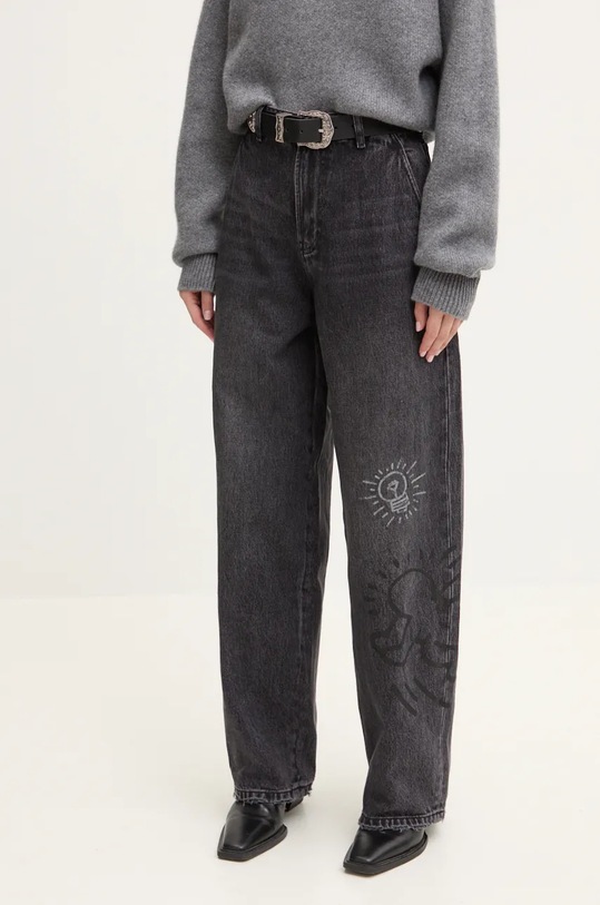 Džíny Miss Sixty x Keith Haring 6L3JJ2280000 šedá 6L3JJ2280000