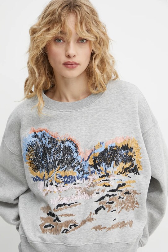 Mikina MUNTHE SAZZILY sivá 244115024462