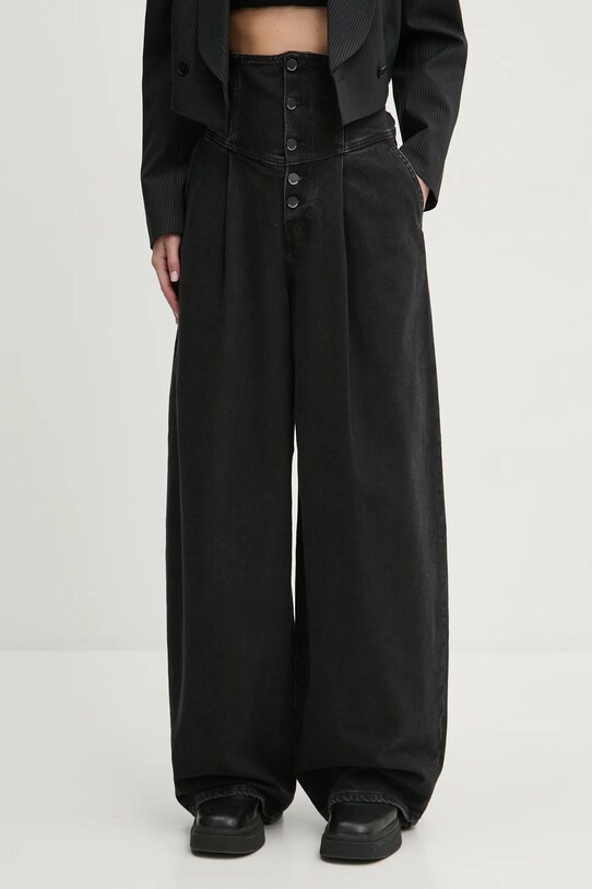 K+LUSHA jeansy czarny KLW03004DS098KLW55