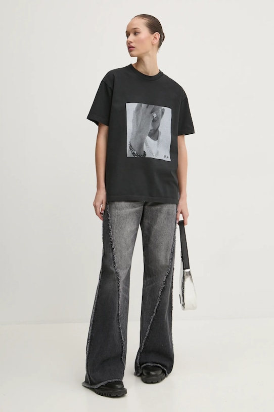 K+LUSHA jeansy szary KLW03005DF140KLW74