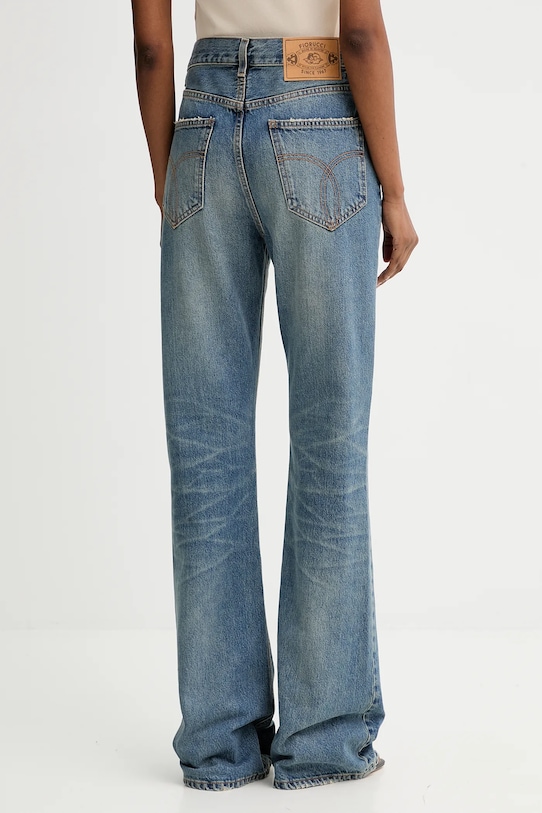 Odzież Fiorucci jeansy Flared Low Rise Jeans U01FPDJE083DN01DN02 granatowy