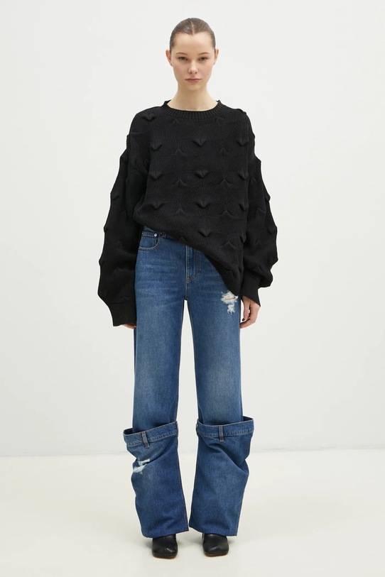 JW Anderson jeansy Bucket Jeans DT0056.PG1164.804 granatowy