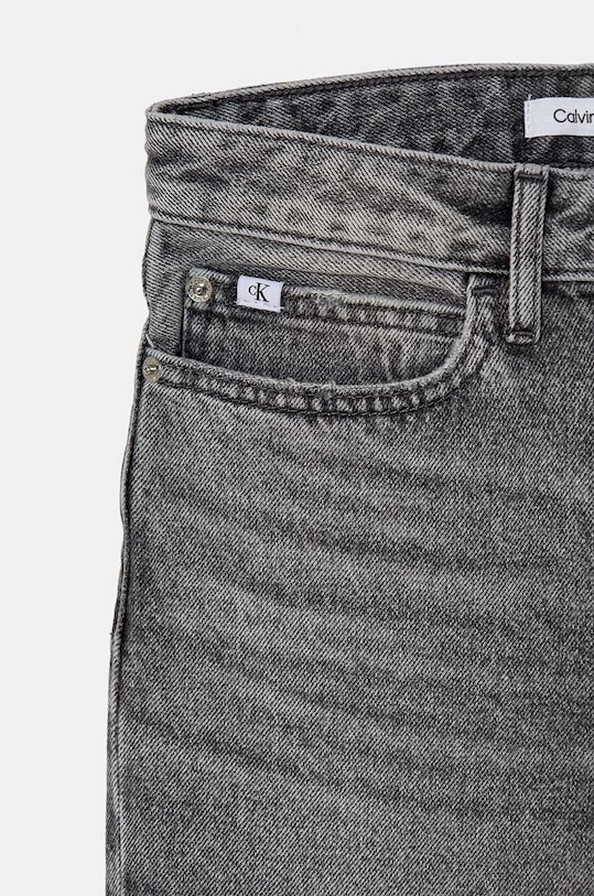 DÍVKA Dětské rifle Calvin Klein Jeans HR WIDE LEG WSH IG0IG02600.9BYH. šedá