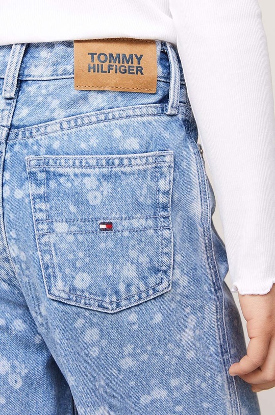 Dětské rifle Tommy Hilfiger MABEL FLOWER DENIM KG0KG08016.9BYH.128.176