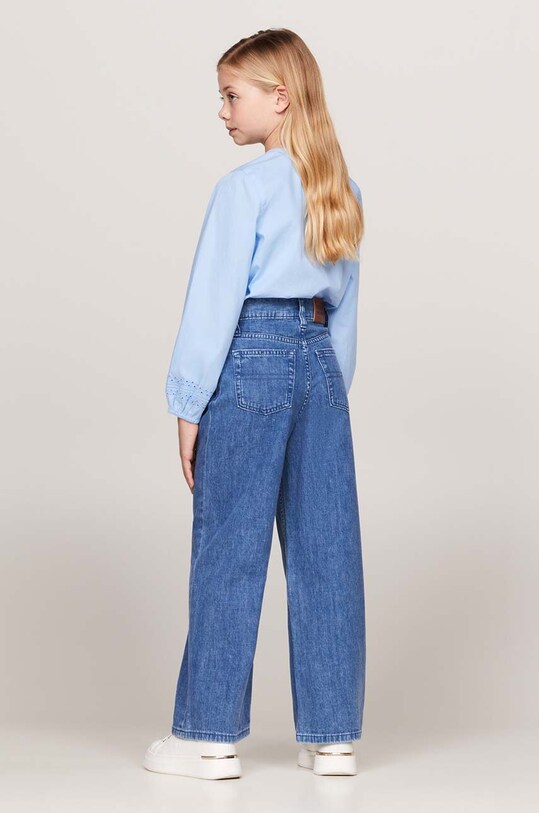 Detské rifle Tommy Hilfiger MABEL FRONT YOKE DENIM KG0KG08019.9BYH.110.122