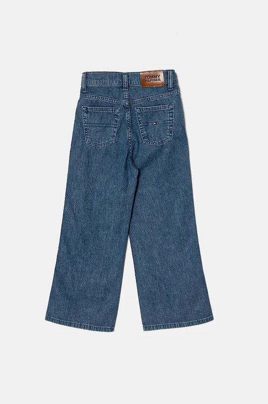 Fete Tommy Hilfiger jeans copii MABEL FRONT YOKE DENIM KG0KG08019.9BYH.128.176 albastru