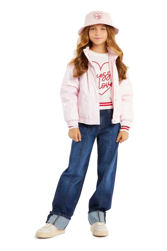 Guess jeansy dziecięce z regulacją granatowy J4YA01.D45E0.9BYH