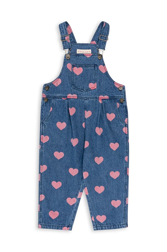 Konges Sløjd salopeta copii MAGOT OVERALLS GOTS Planet friendly albastru KS101589.G