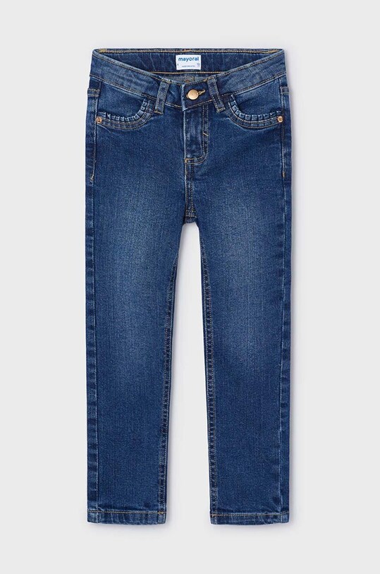 Mayoral jeansy dziecięce rurki jeans basic 527.6G.Mini.9BYH niebieski AW24