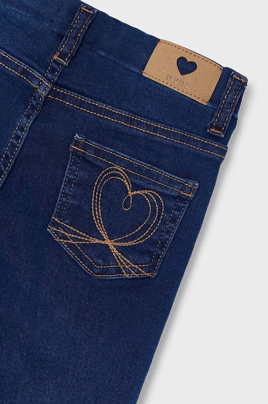 Dziewczynka Mayoral jeansy dziecięce jeans basic 577.6D.Mini.9BYH granatowy