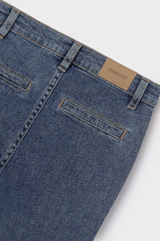 Fete Mayoral jeans copii jeansowe deep dye 7547.8D.Junior.9BYH albastru