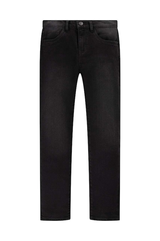 Levi's jeansy dziecięce 710 SUPER SKINNY JEAN z regulacją czarny 4E2702