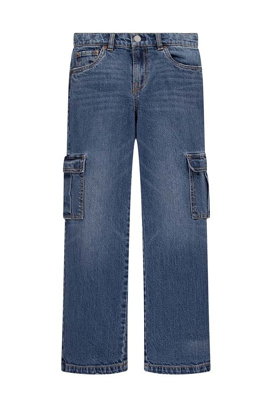 Dječje traperice Levi's 94 BAGGY CARGO podesivo tirkizna 3EK991