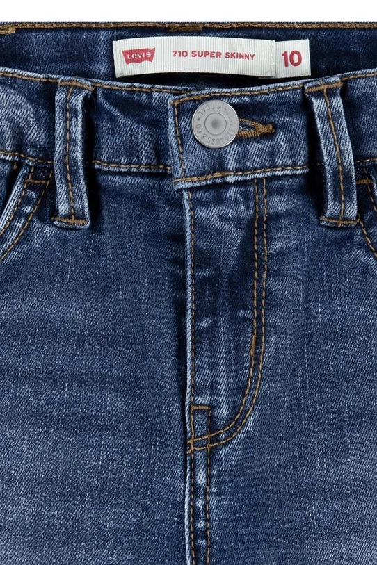 Dječje traperice Levi's 710 SUPER SKINNY mornarsko plava 4EL190