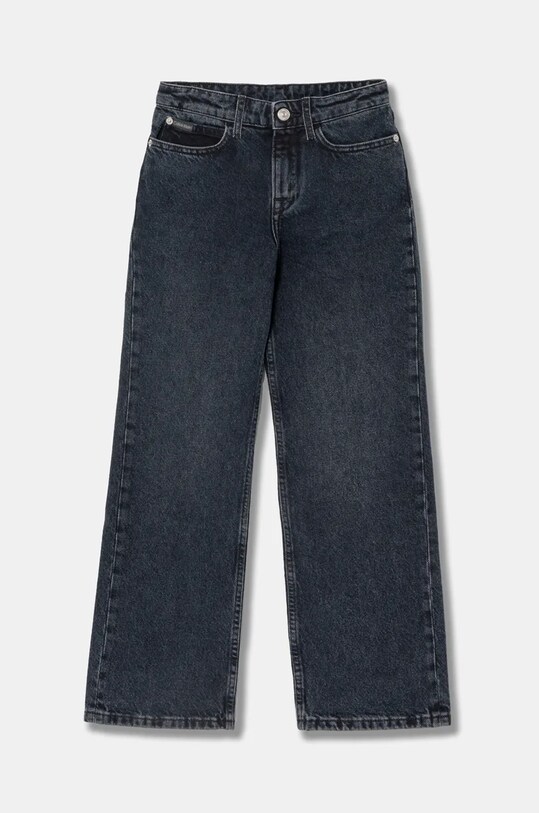 Дитячі джинси Calvin Klein Jeans HR WIDE IG0IG02607.9BYH. чорний AW24
