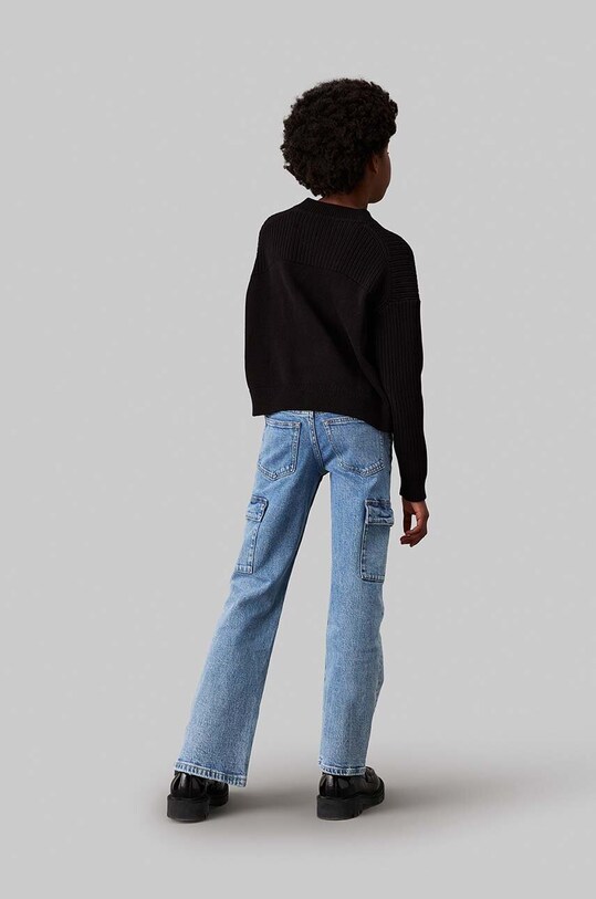 Detské rifle Calvin Klein Jeans MR STRAIGHT IG0IG02698.9BYH.