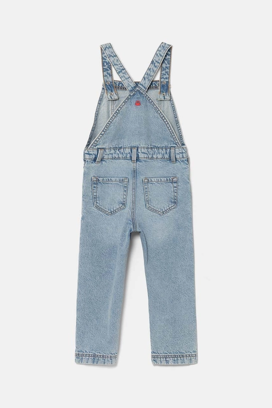 United Colors of Benetton salopete din denim pentru copii 4R76CT00Y.G.Seasonal albastru AW24