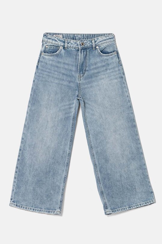 Pepe Jeans jeansy dziecięce WIDE LEG JEANS HW Planet friendly niebieski PG201691MR8