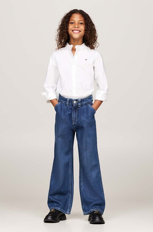 Tommy Hilfiger jeans copii MABEL PLEATS jeans bleumarin KG0KG08144.9BYH.