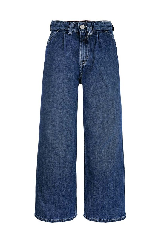 Tommy Hilfiger jeansy dziecięce MABEL PLEATS KG0KG08144.9BYH. granatowy AW24