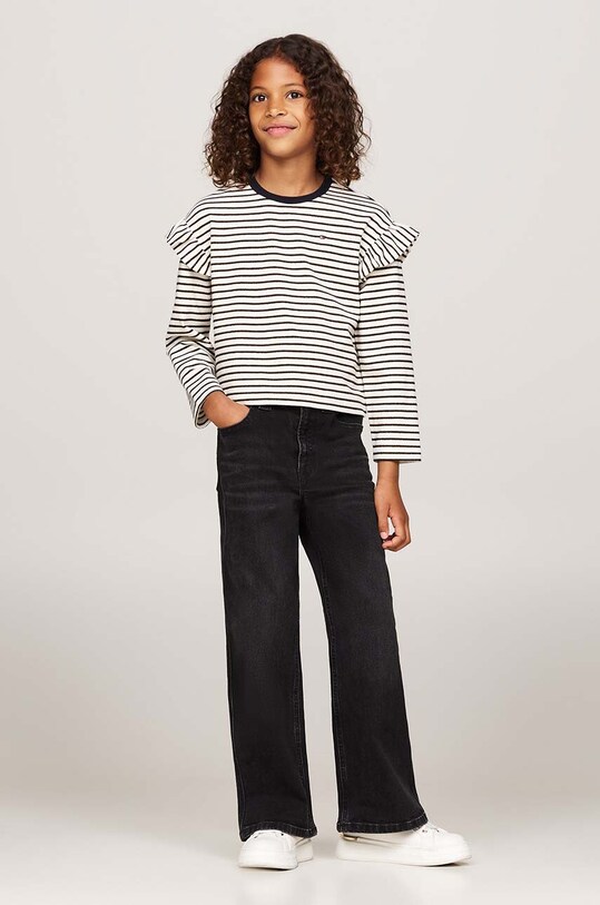 Дитячі джинси Tommy Hilfiger MABEL джинси чорний KG0KG08146.9BYH.
