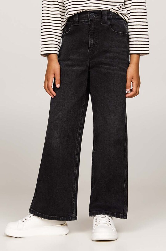 Дівчинка Дитячі джинси Tommy Hilfiger MABEL KG0KG08146.9BYH. чорний
